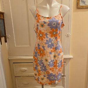 Cabana by Crown & Ivy floral stretch subdress Sz L